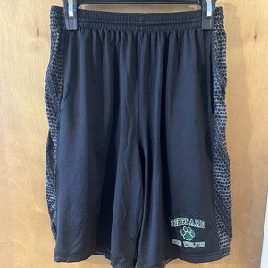 Holloway Men's Black & Grey Dotted Shepard Red Wolves Sweat Shorts Medium